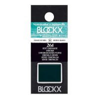 BLOCKX Watercolour Half Pan S4 261 Viridian